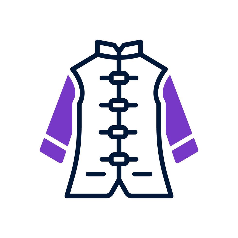 chinesse jas icoon voor uw website, mobiel, presentatie, en logo ontwerp. vector