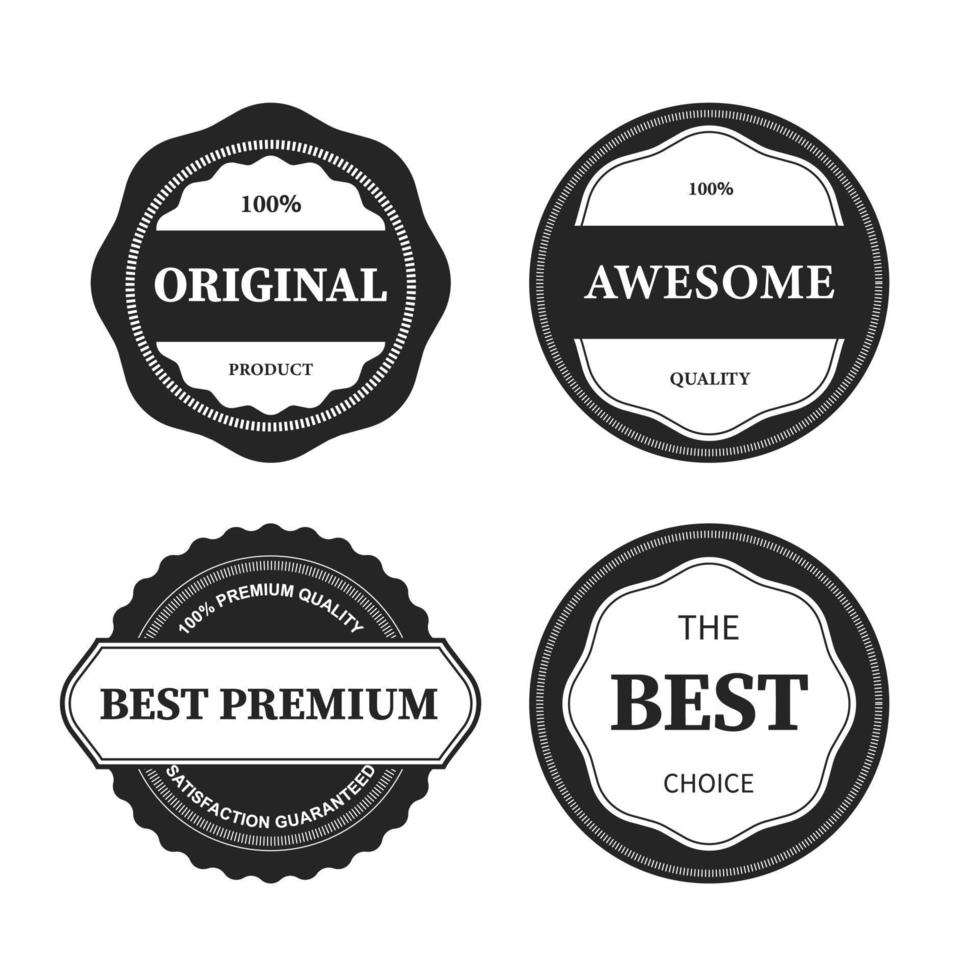 verzameling van premie vector badges