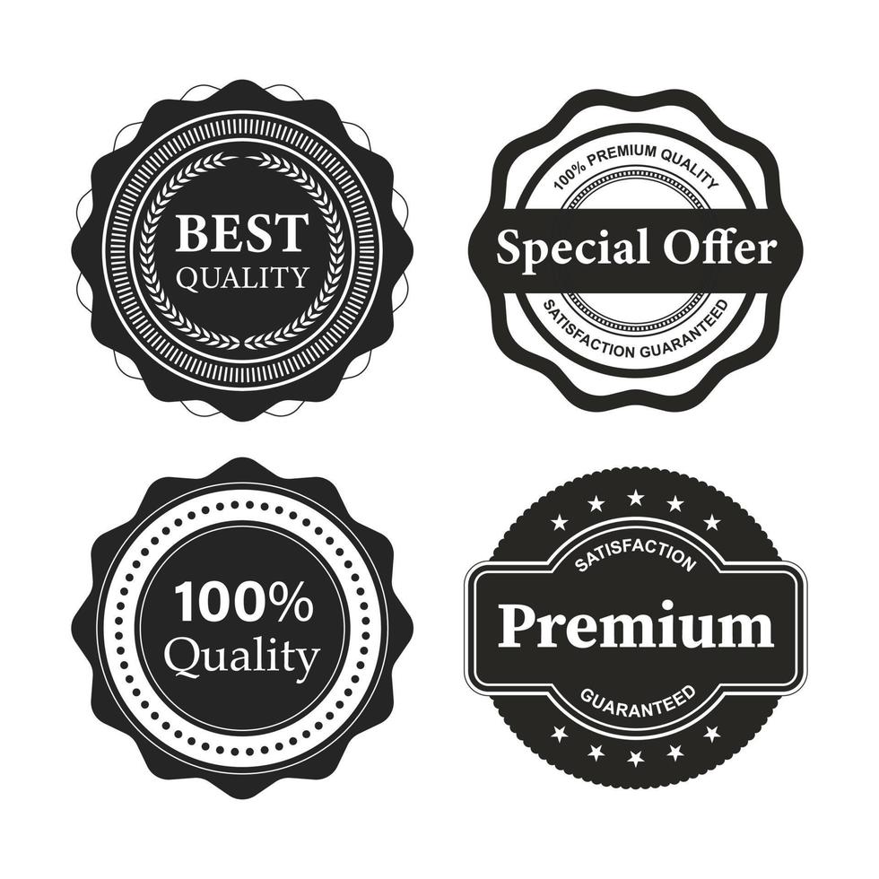 verzameling van premie vector badges