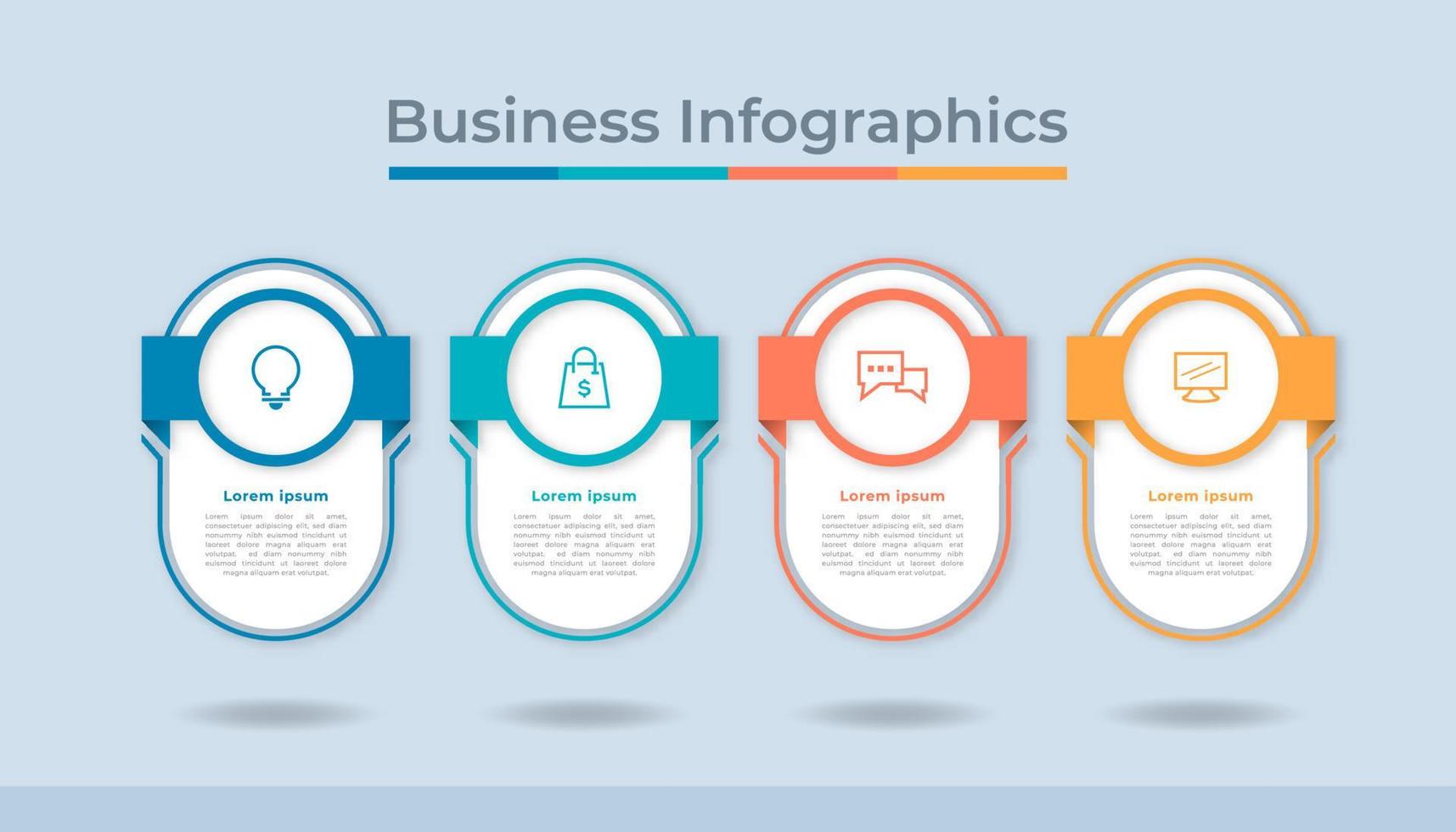 tijdlijn infographics bedrijf gegevens visualisatie werkwijze grafiek. abstract diagram diagram met stappen, opties vector