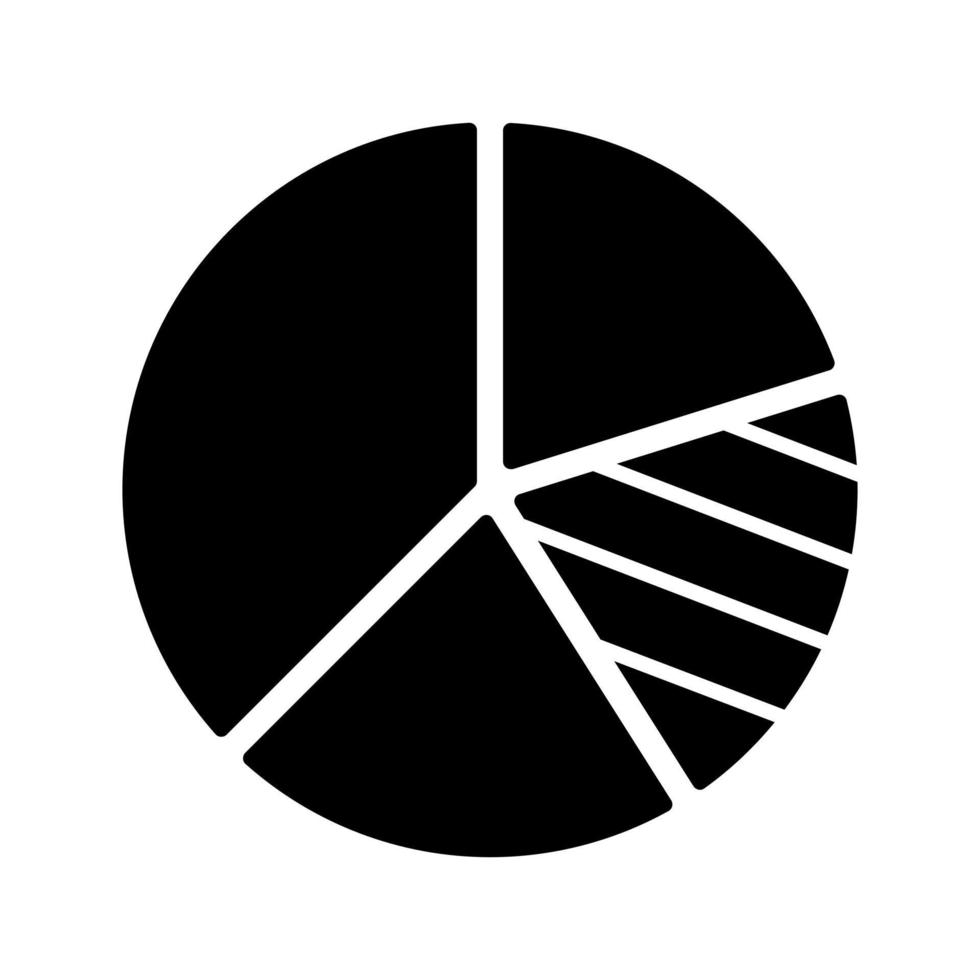 cirkeldiagram vector pictogram