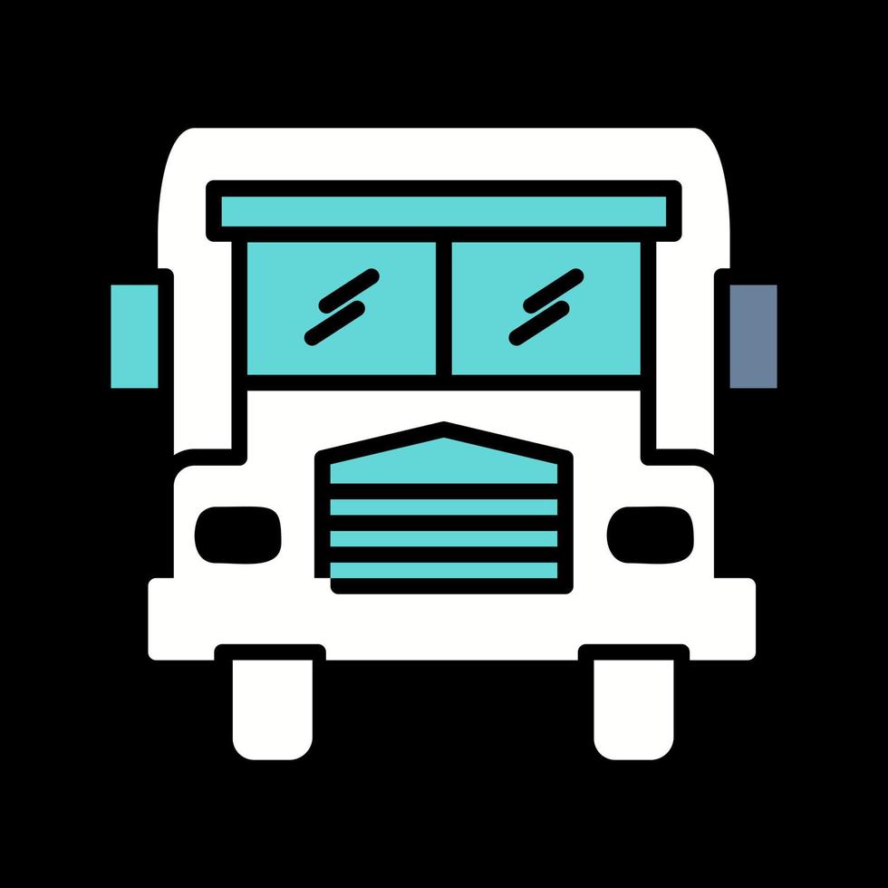 schoolbus vector pictogram