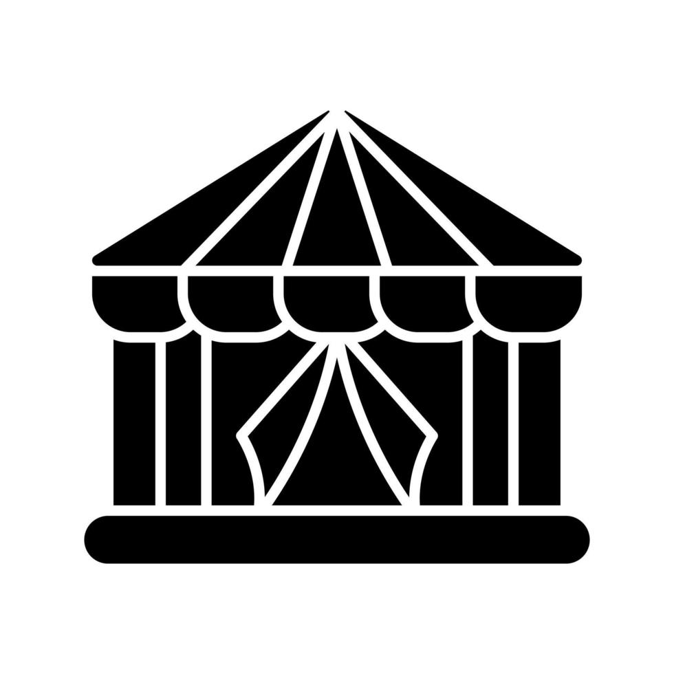 circus tent vector icoon