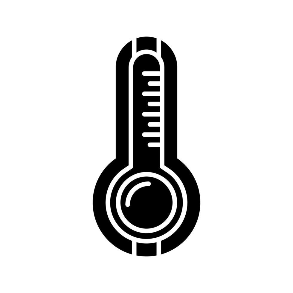 thermometer vector pictogram