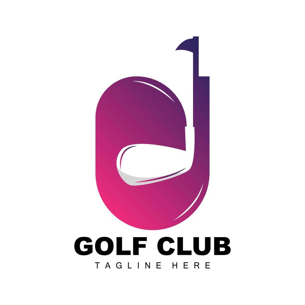 golf bal logo, vector stok golf. buitenshuis sport- spel, discipline ontwerp, icoon sjabloon