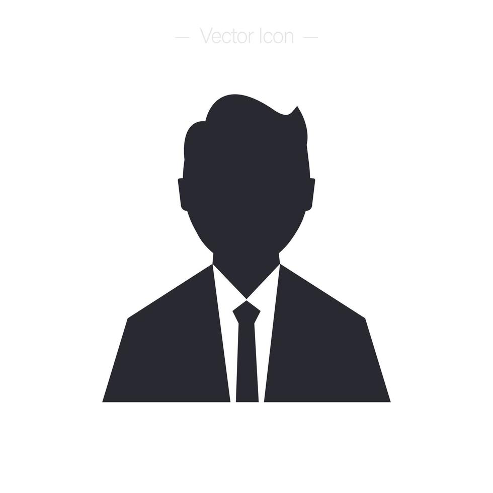 bedrijf persoon icoon. geïsoleerd vector illustratie.