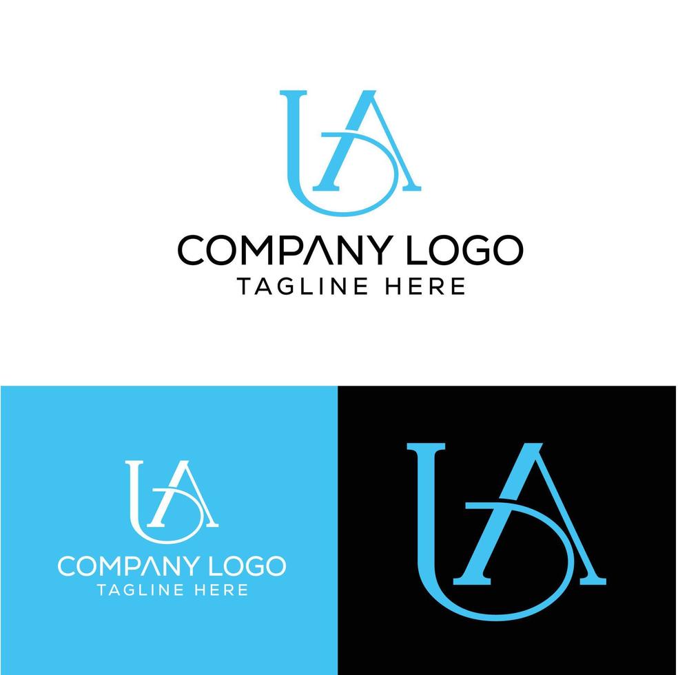 eerste brief la logo ontwerp monogram creatief modern teken symbool icoon vector