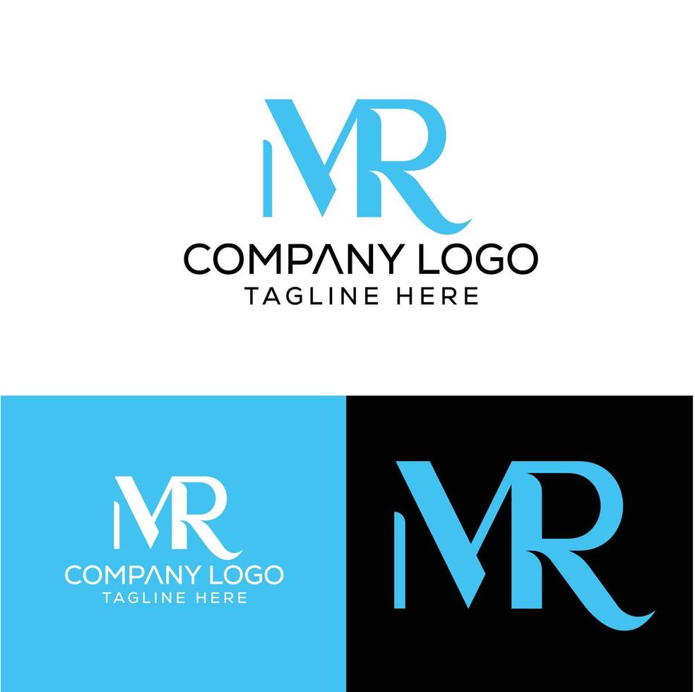 eerste brief Dhr logo ontwerp monogram creatief modern teken symbool icoon vector