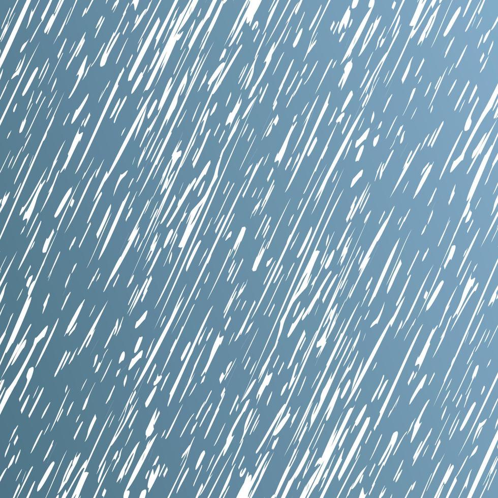 sterk regen in de grijs lucht. een vector illustratie