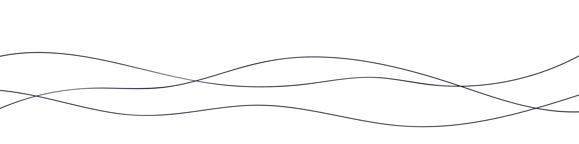 abstract golvend dun lijn. squiggle elementen spandoek. patroon met krabbel, wiebelen en golven. vector geïsoleerd illustratie