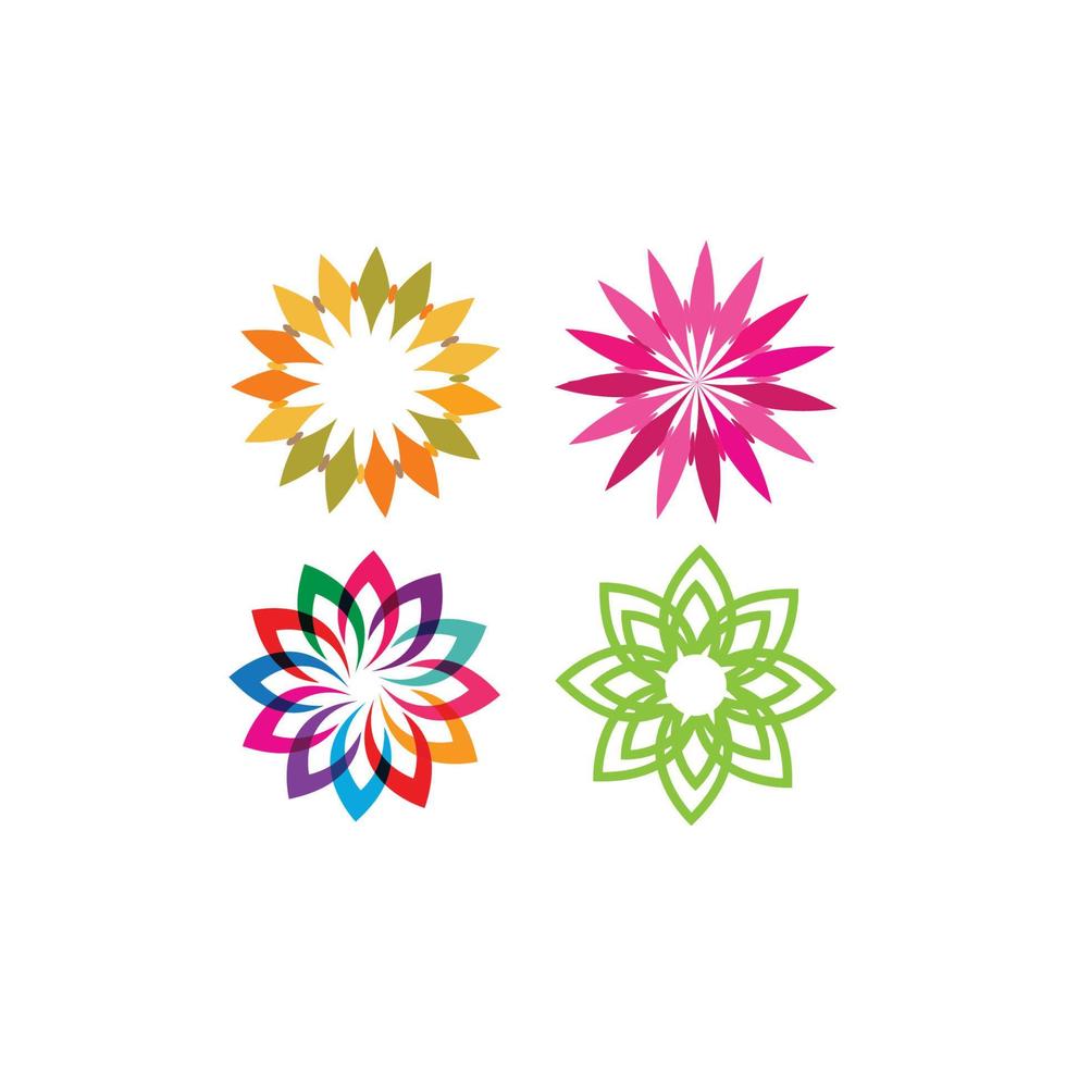 bloem logo sjabloon vector