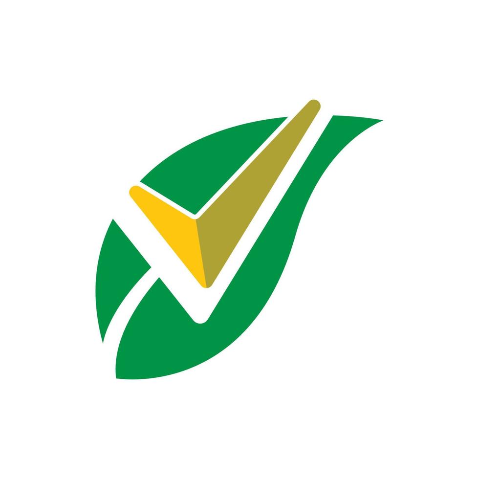 vinkje v letter logo vector