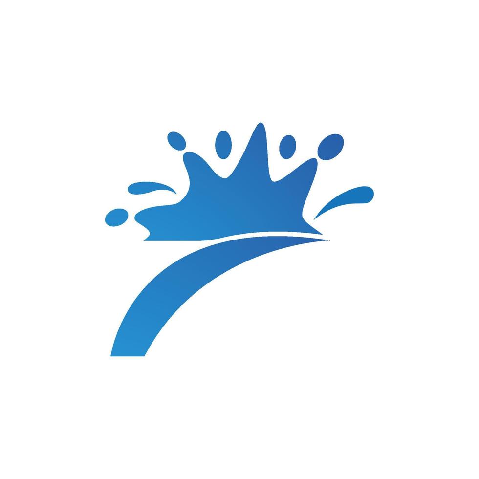 water splash logo vector
