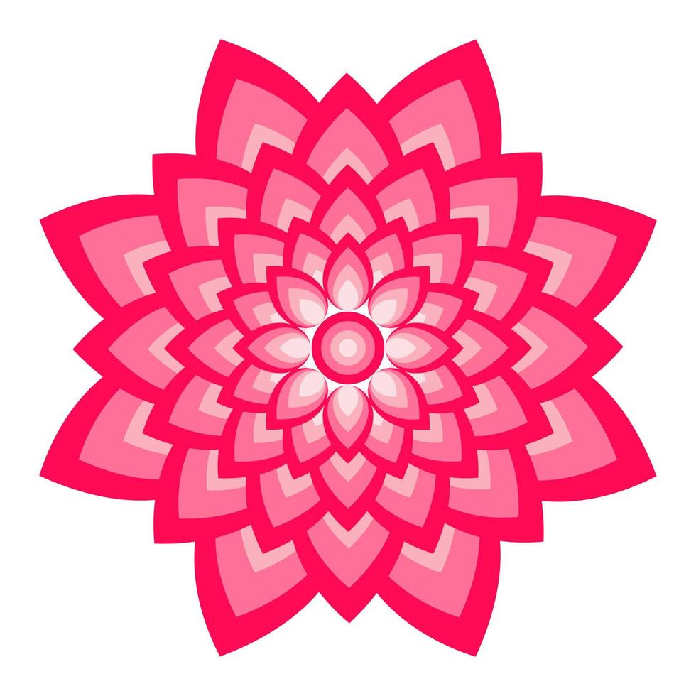 vector tekening mandala. kleur mandala. bloemen mandala voor henna, mehndi, tatoeëren, en decoratie. vector illustratie.