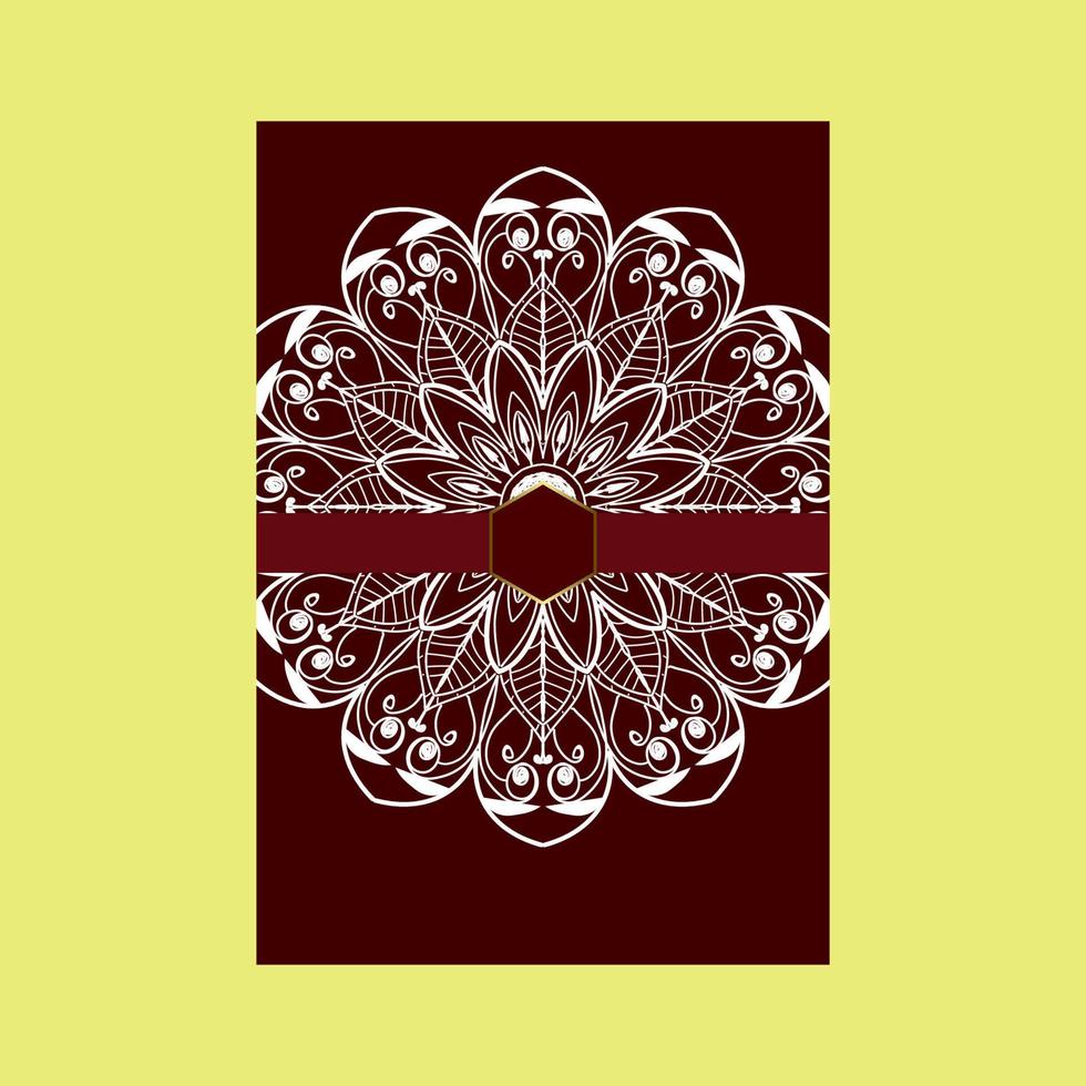 luxe sier mandala achtergrond met Arabische islamitische Oost-patroonstijl vector