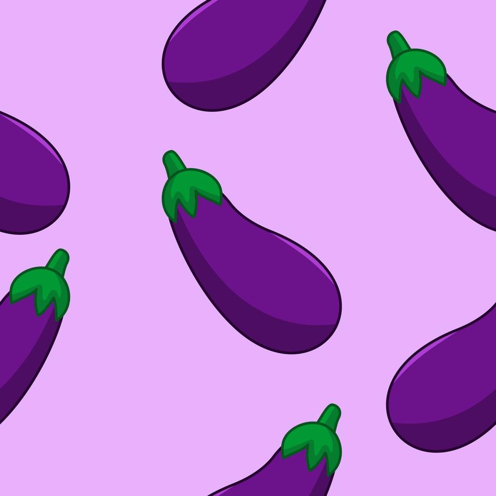 vector premie patroon aubergine illustratie