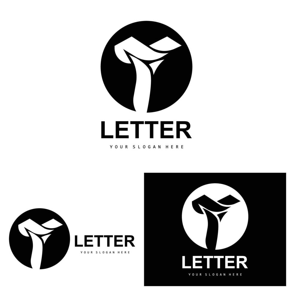 t brief logo, modern brief stijl vector, ontwerp geschikt voor Product merken met t brief vector