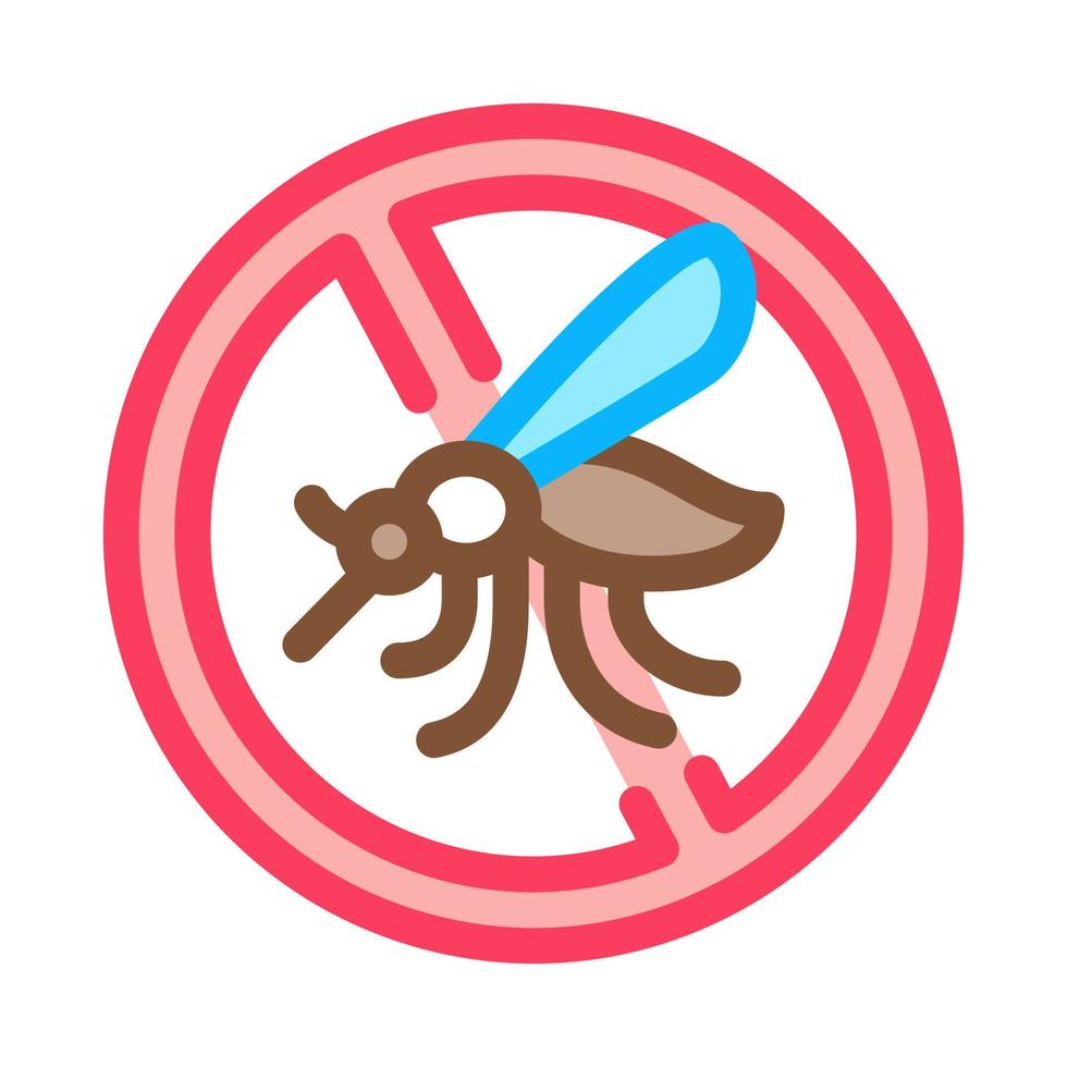 anti-muggen icoon vector schets illustratie