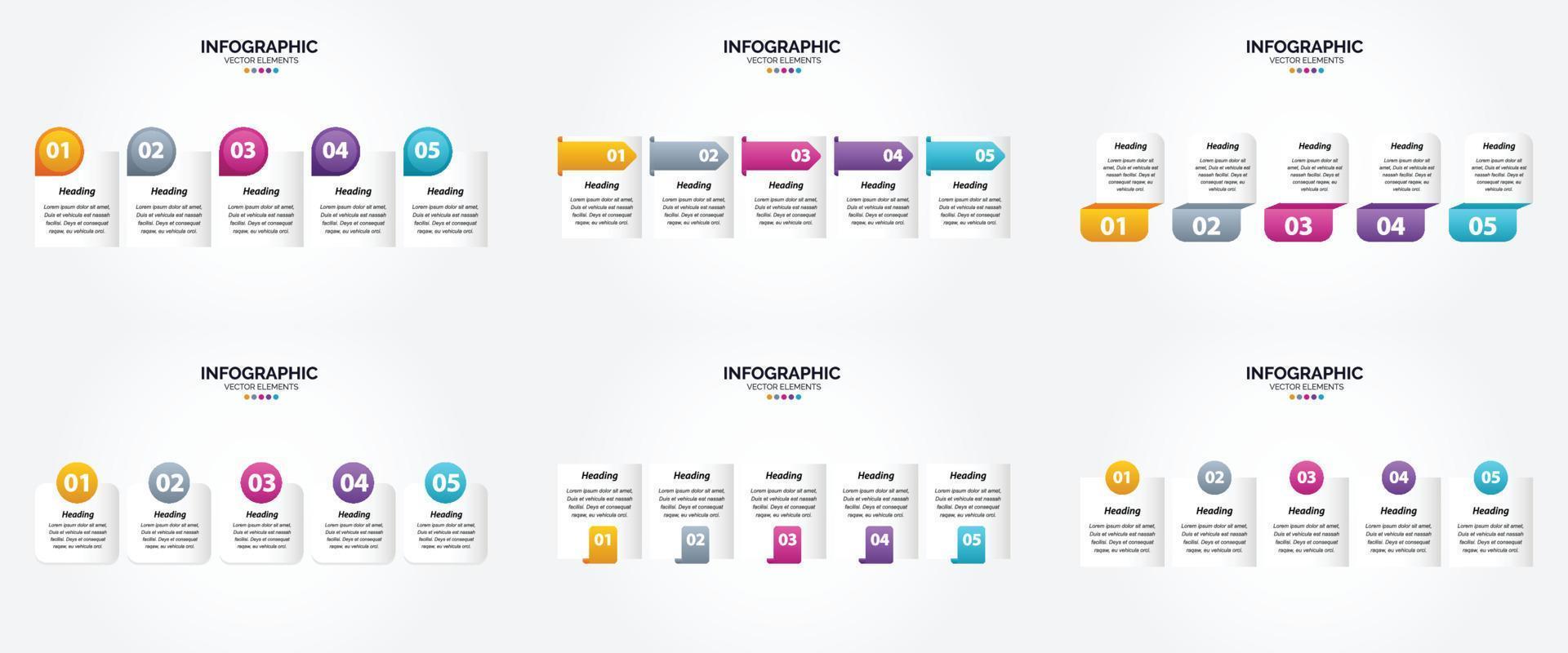 vlak ontwerp vector infographics reeks voor reclame in brochures. flyers. en tijdschriften.