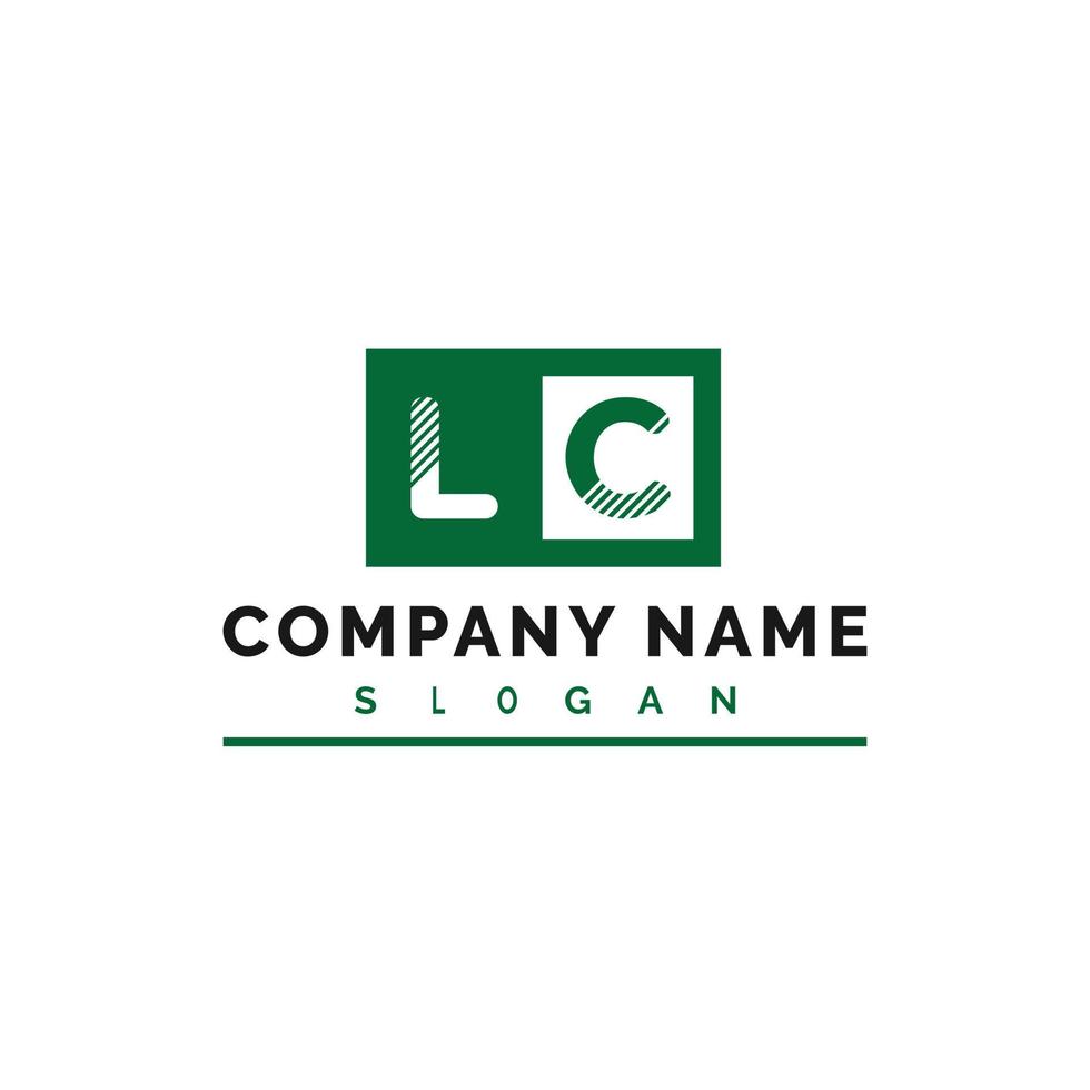 lc brief logo ontwerp vector