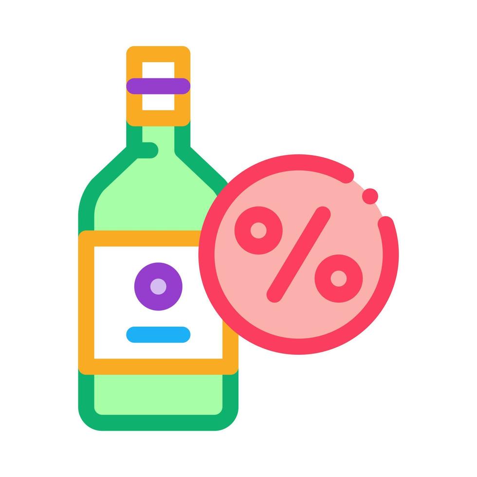 drinken fles icoon vector schets illustratie