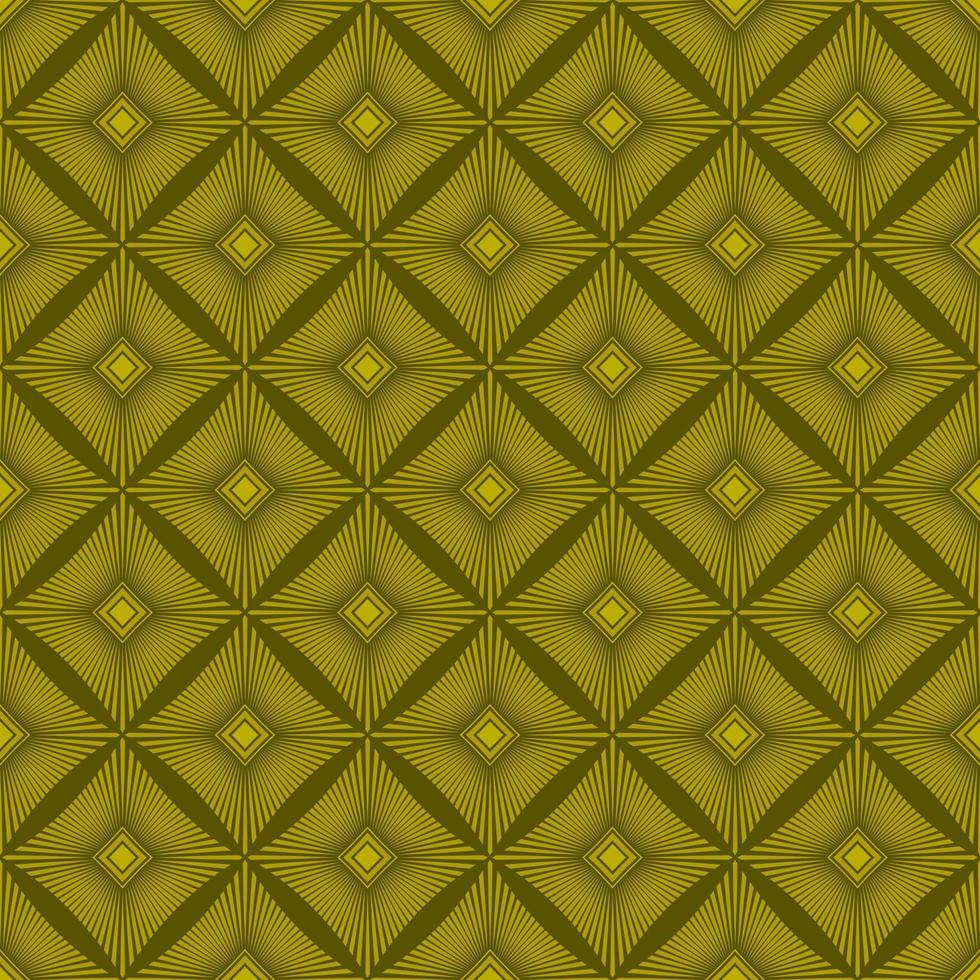 geel naadloos vector achtergrond met abstract pleinen