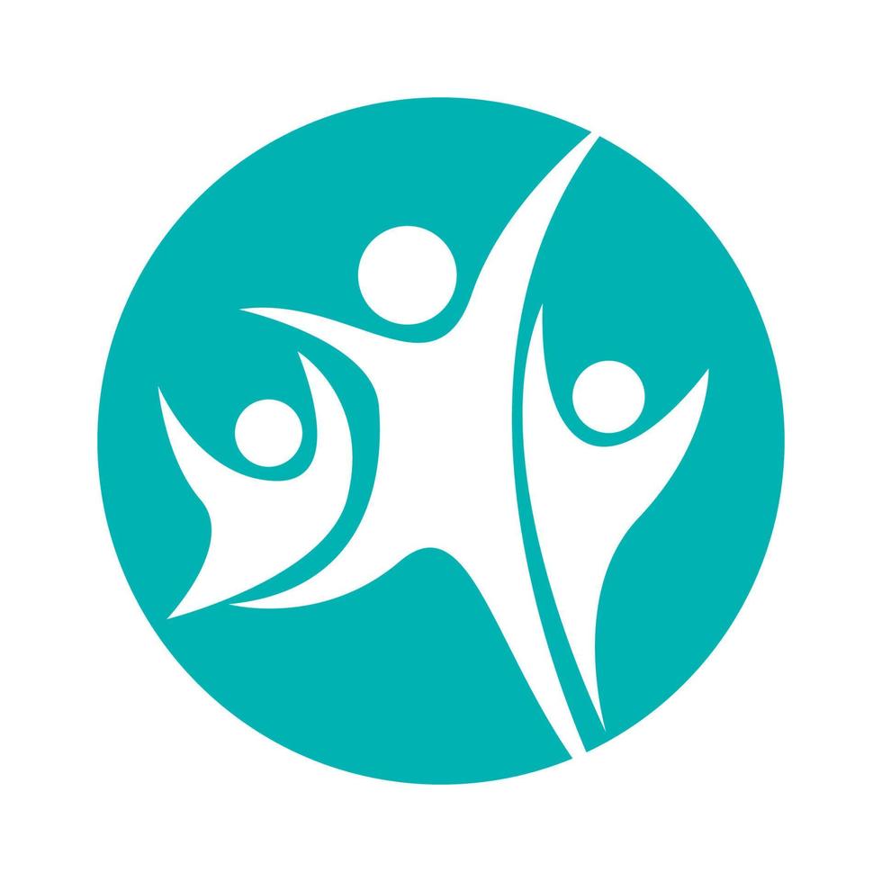 gemeenschap logo pictogram ontwerp vector