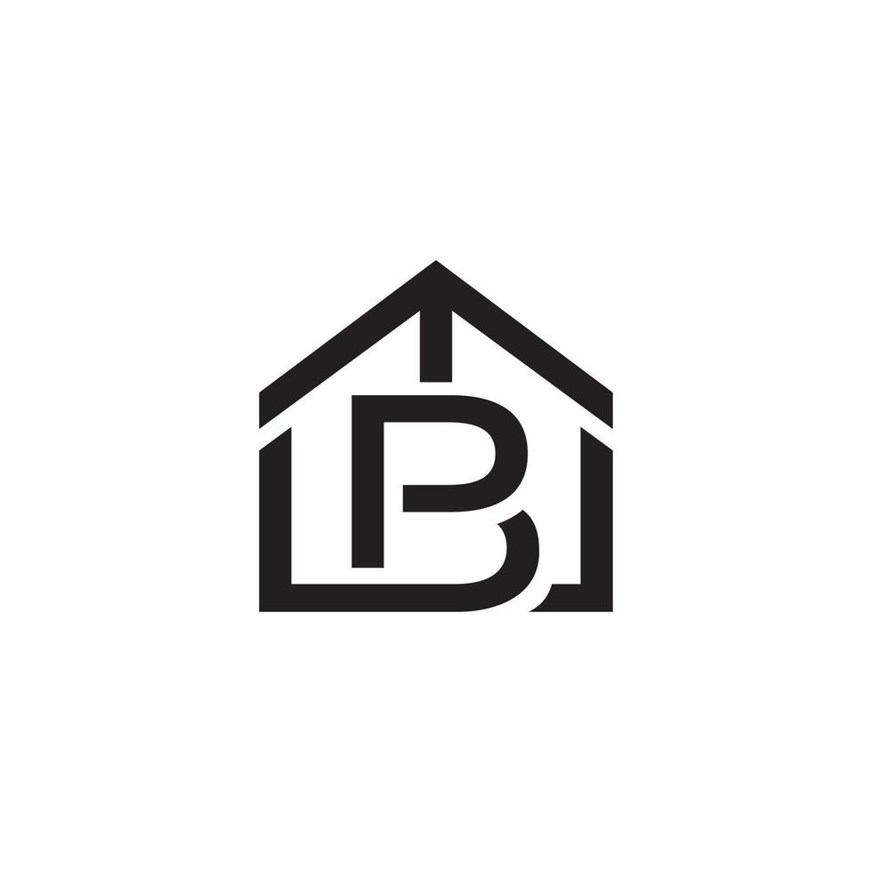 tb brief huis logo vector