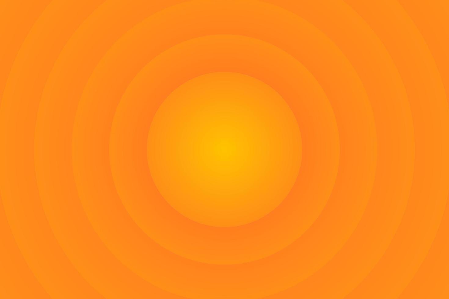 oranje zomer cirkel warm achtergrond, vector illustratie