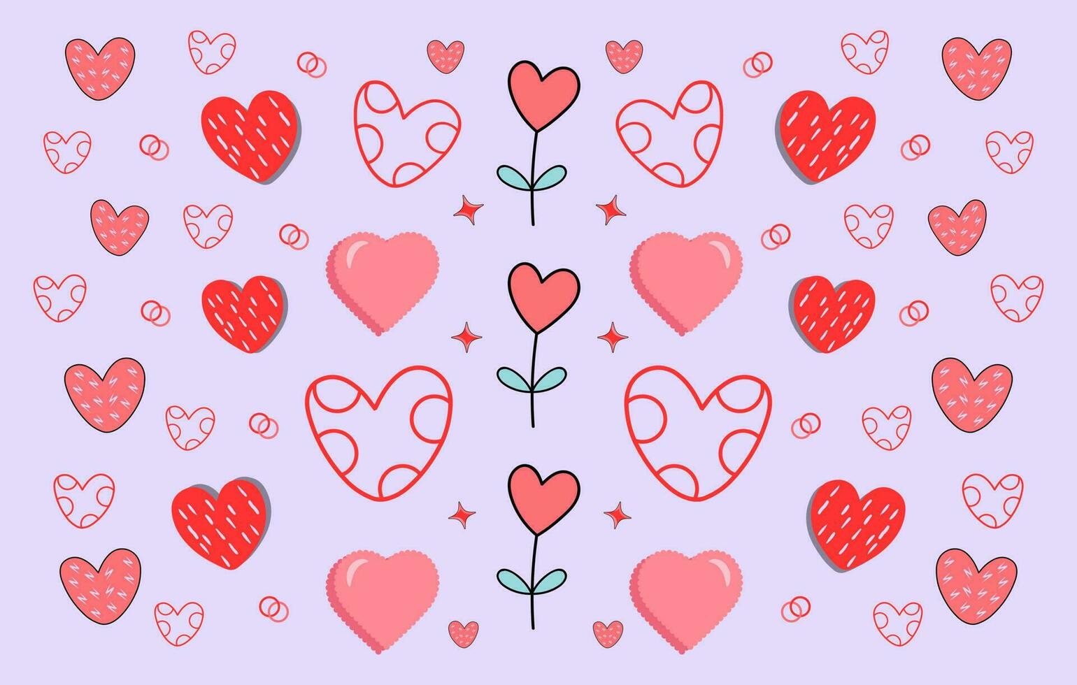 liefde vector bundel vrij, liefde illustratie set, decoratief liefde element, liefde hart clip art