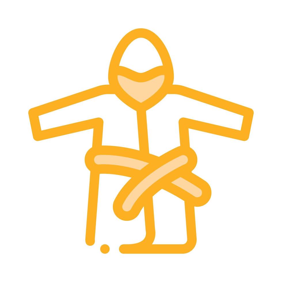badjas kleren icoon vector schets symbool illustratie
