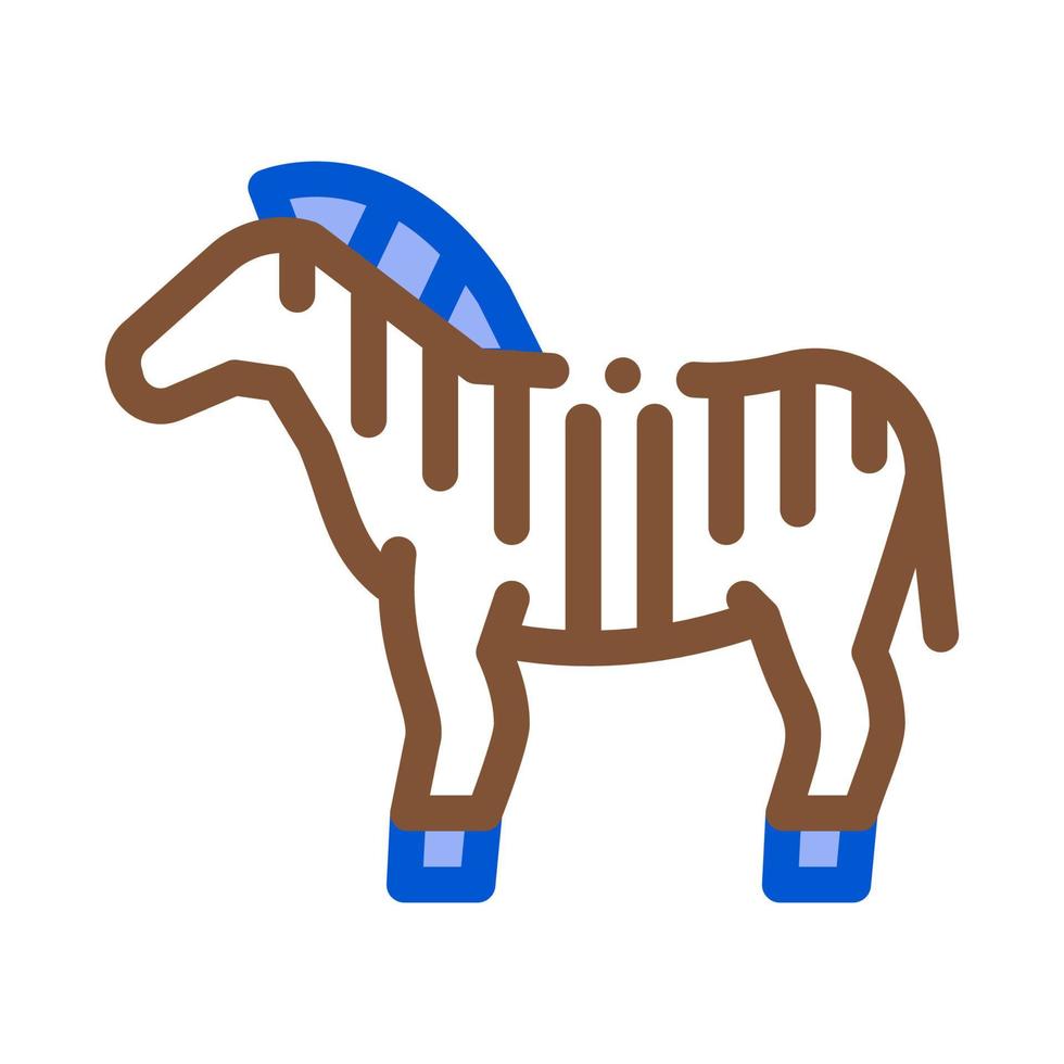 zebra icoon vector schets illustratie
