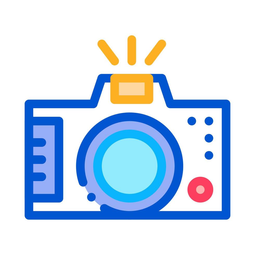 foto camera icoon vector schets illustratie