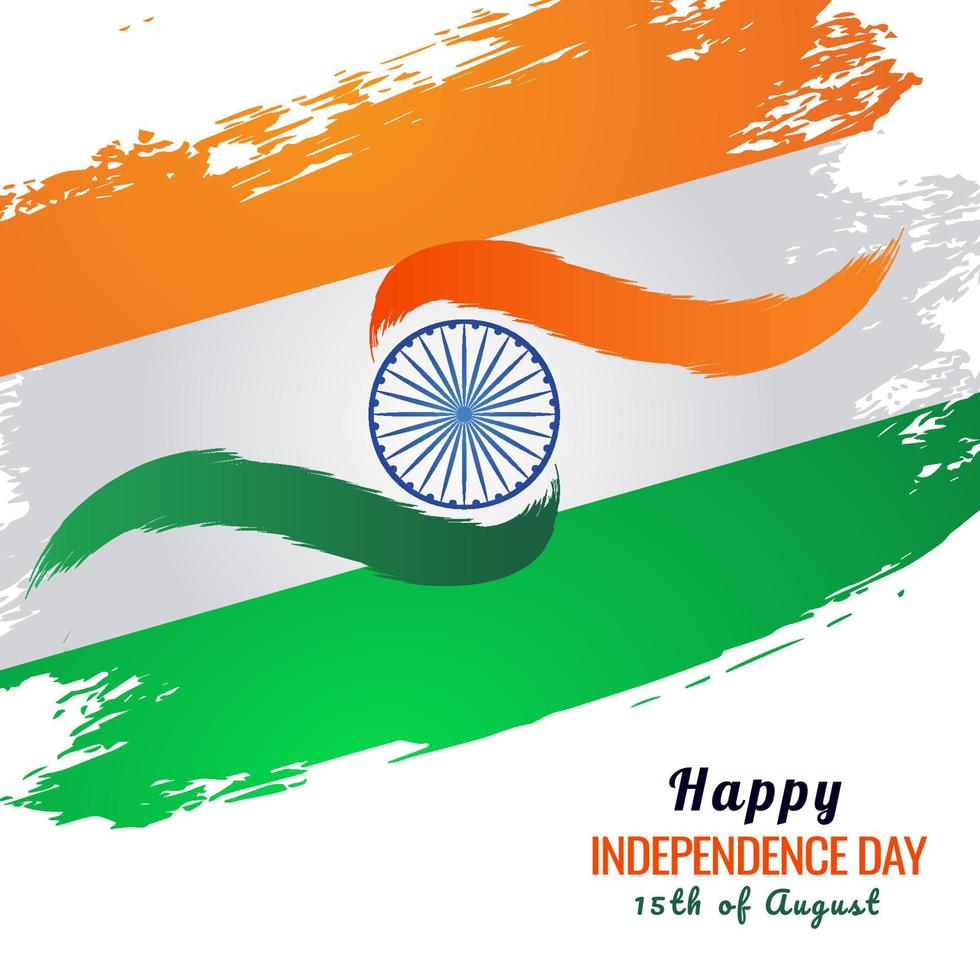 Indisch vlag achtergrond voor onafhankelijkheid dag vector