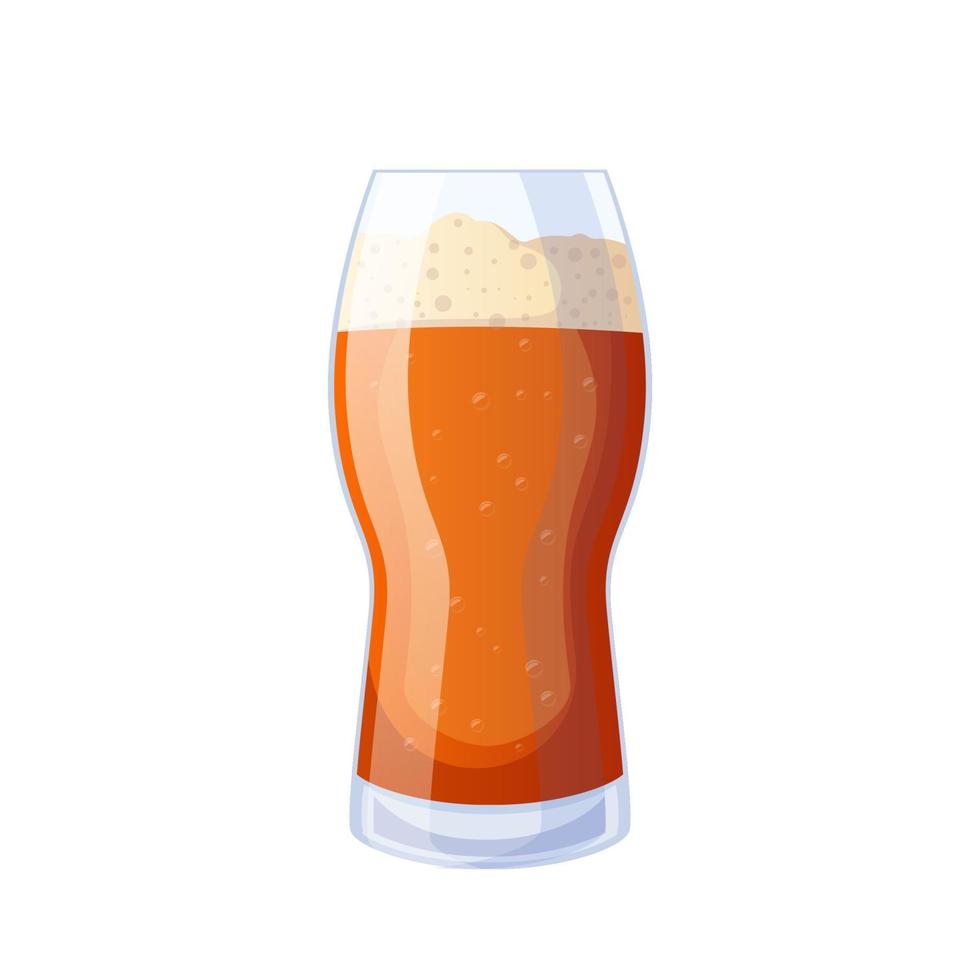 ambacht bier glas tekenfilm vector illustratie