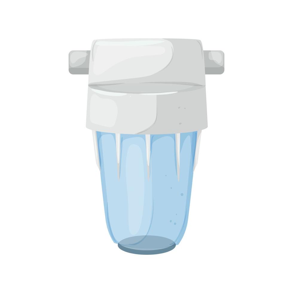 Zuivering water filter kleur icoon vector illustratie