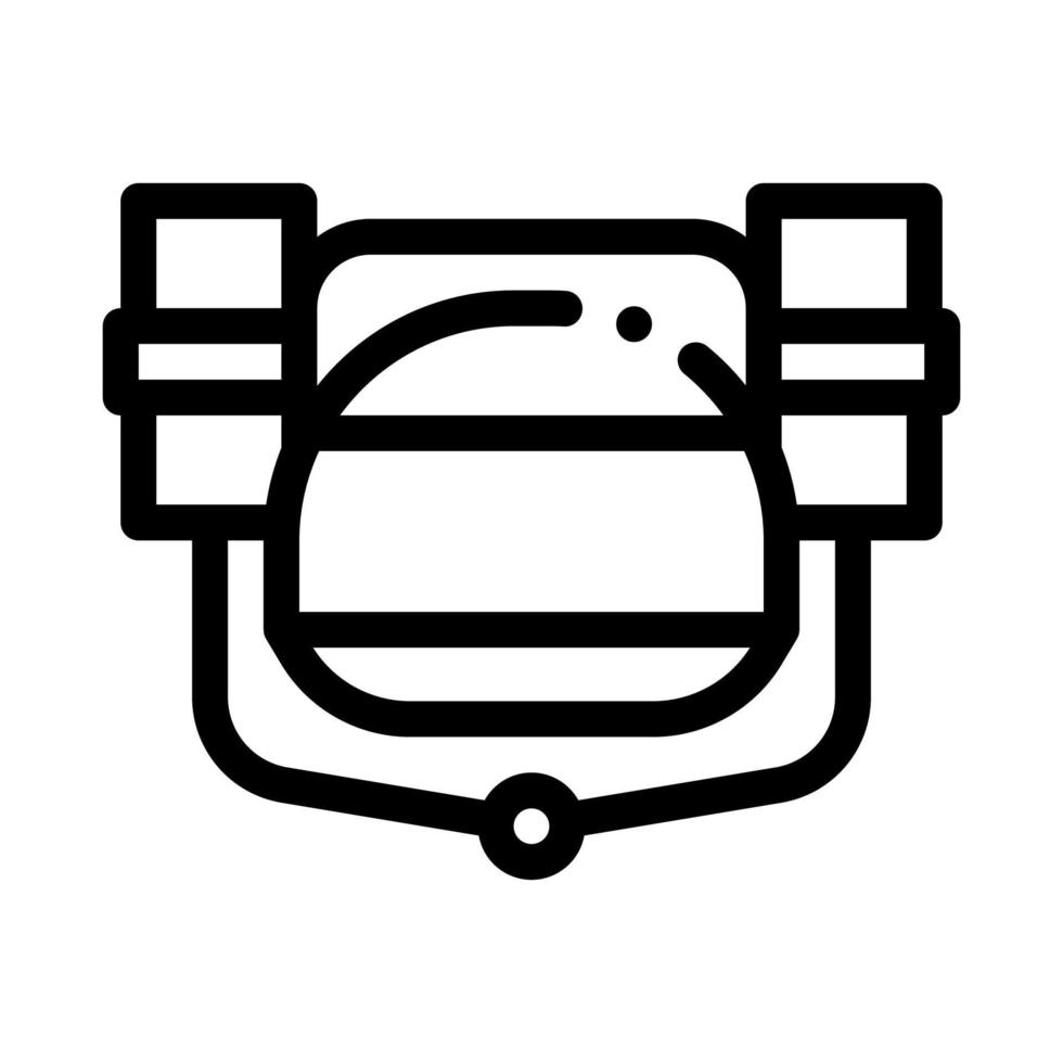 bier helm icoon vector schets illustratie
