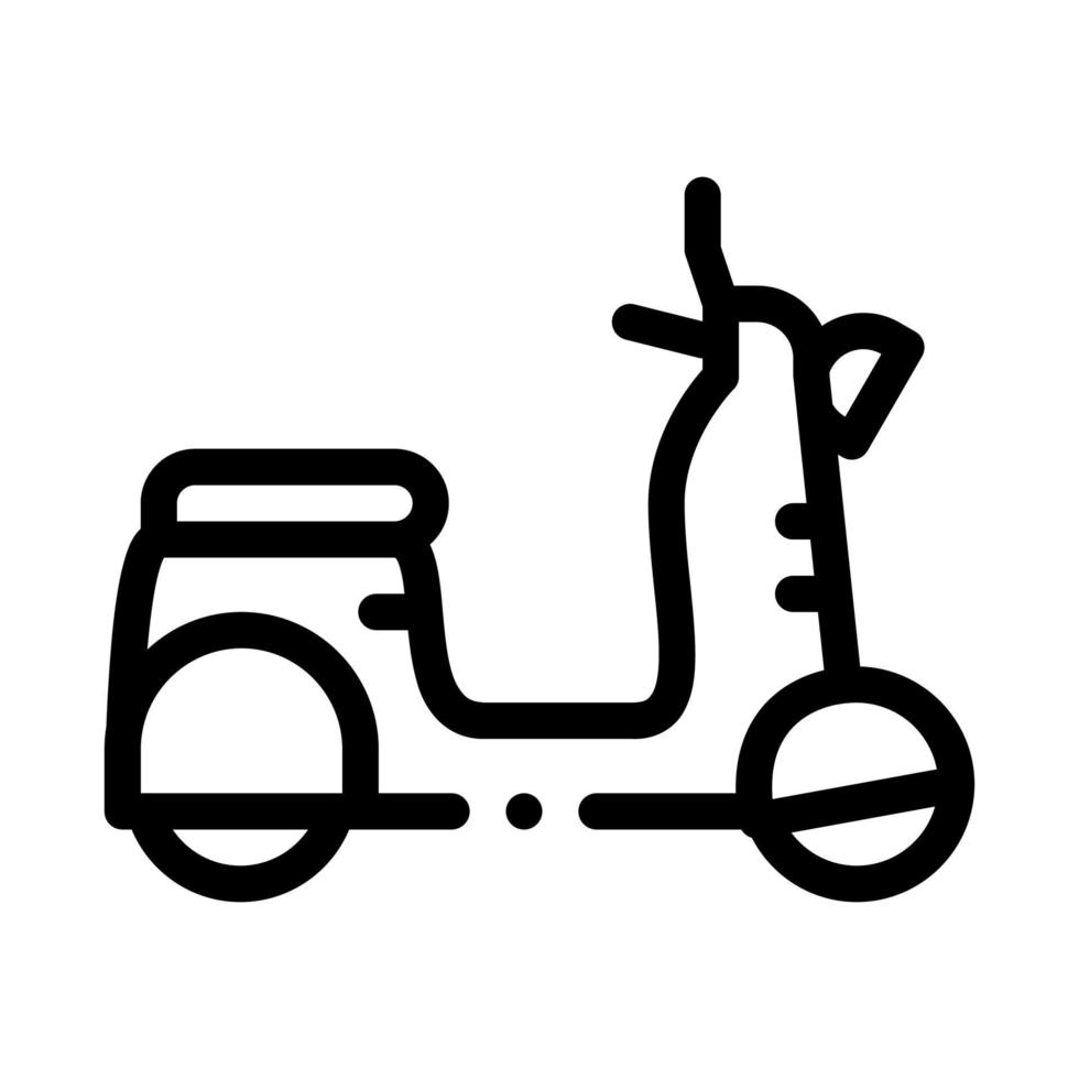 mobiel motobike icoon vector schets illustratie