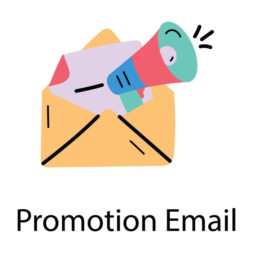 modieus Promotie e-mail vector