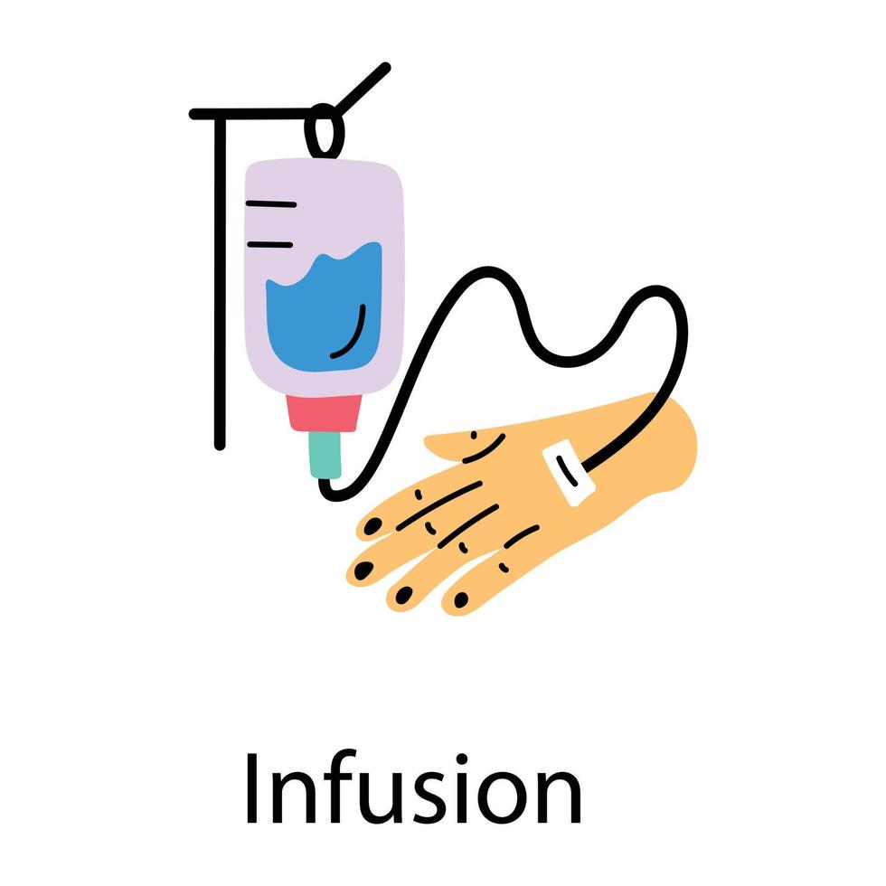 trendy infuusconcepten vector