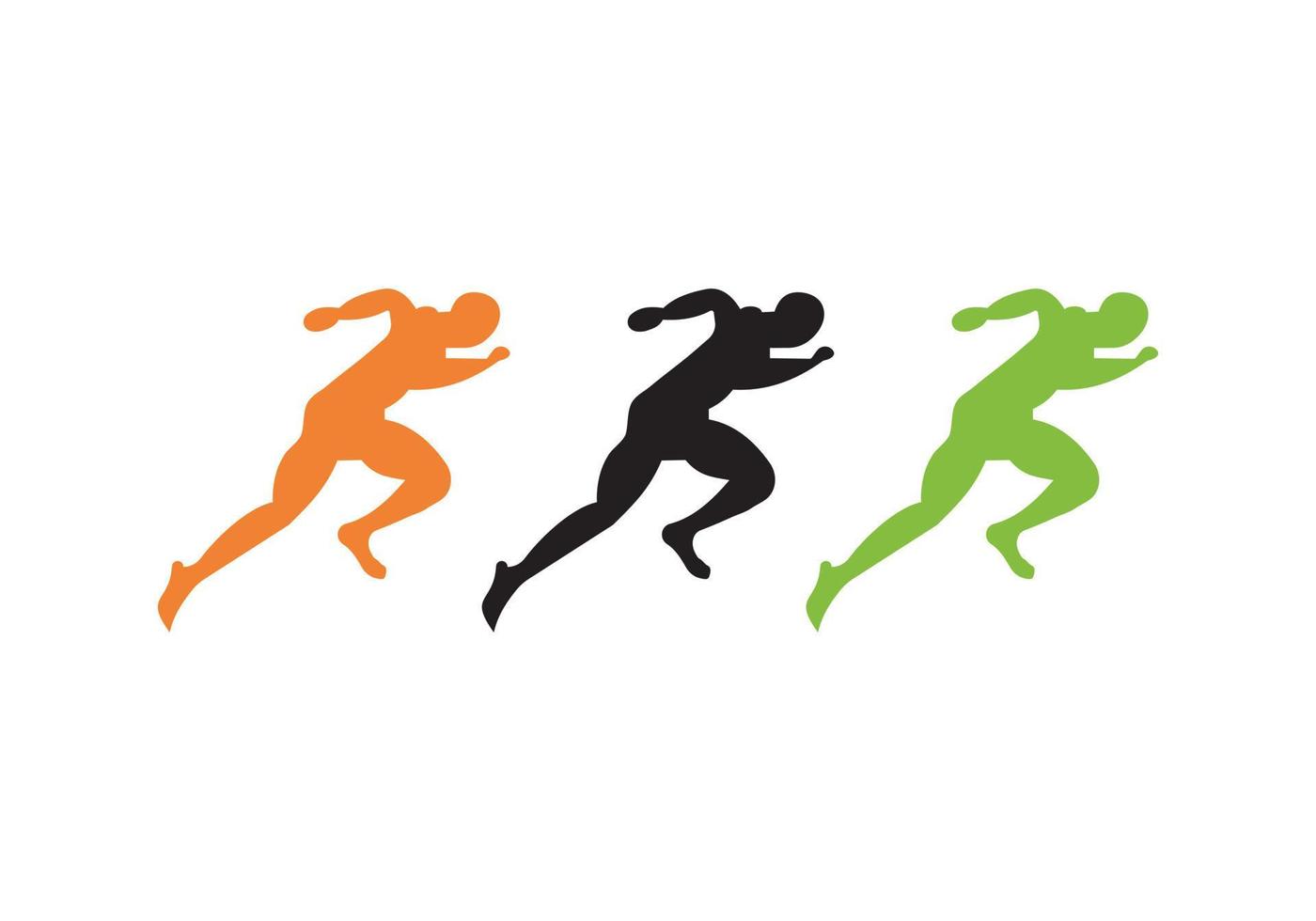sport rennen Mens icoon vector