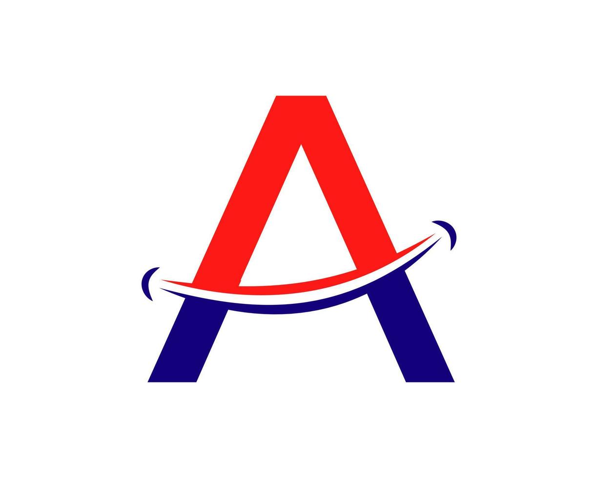brief een glimlach logo ontwerp vector sjabloon