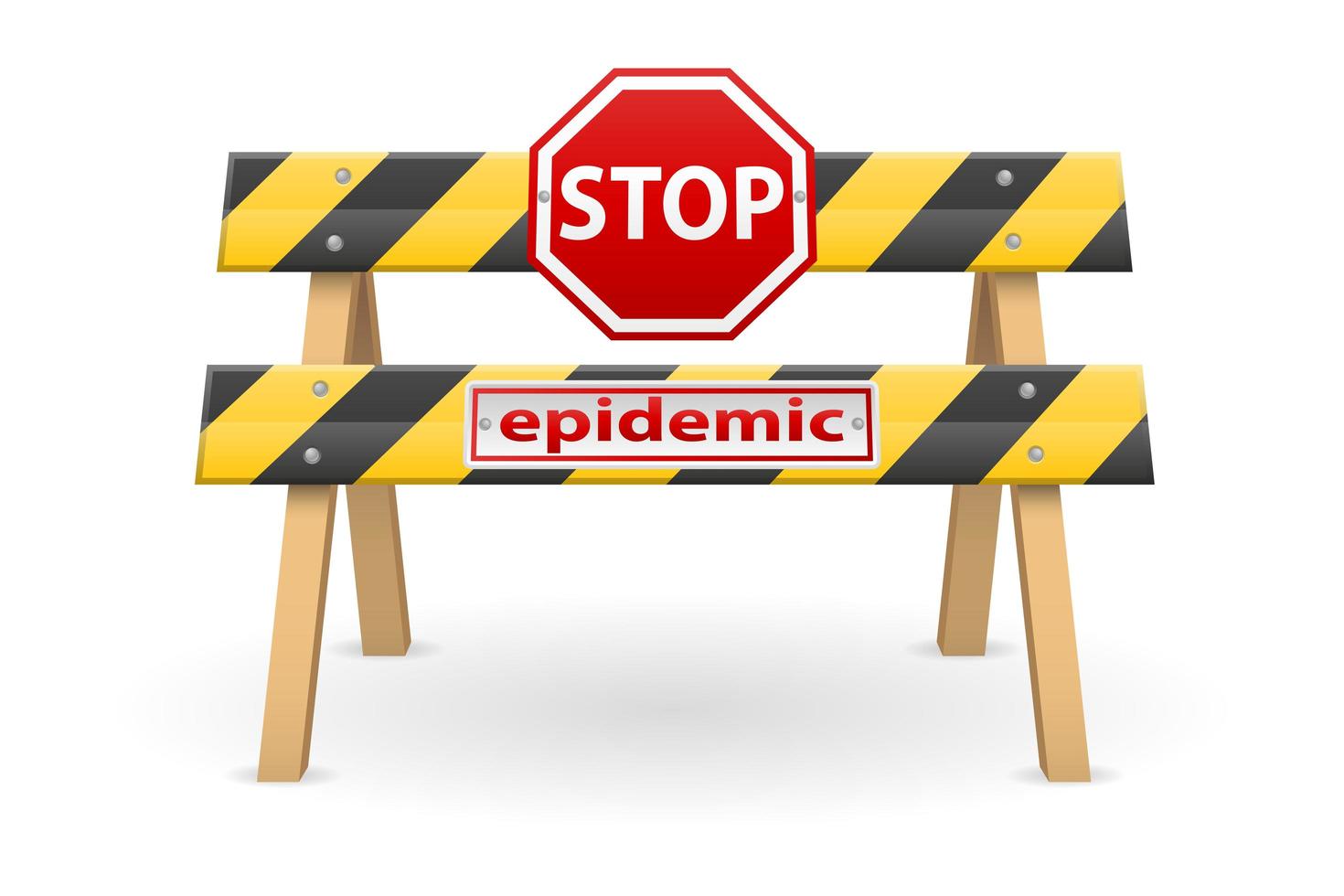 stop barrière voor epidemie vector