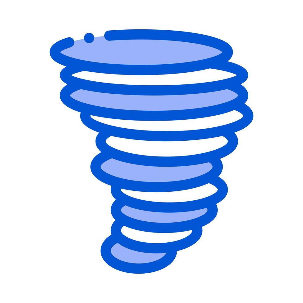 tornado orkaan icoon vector schets illustratie