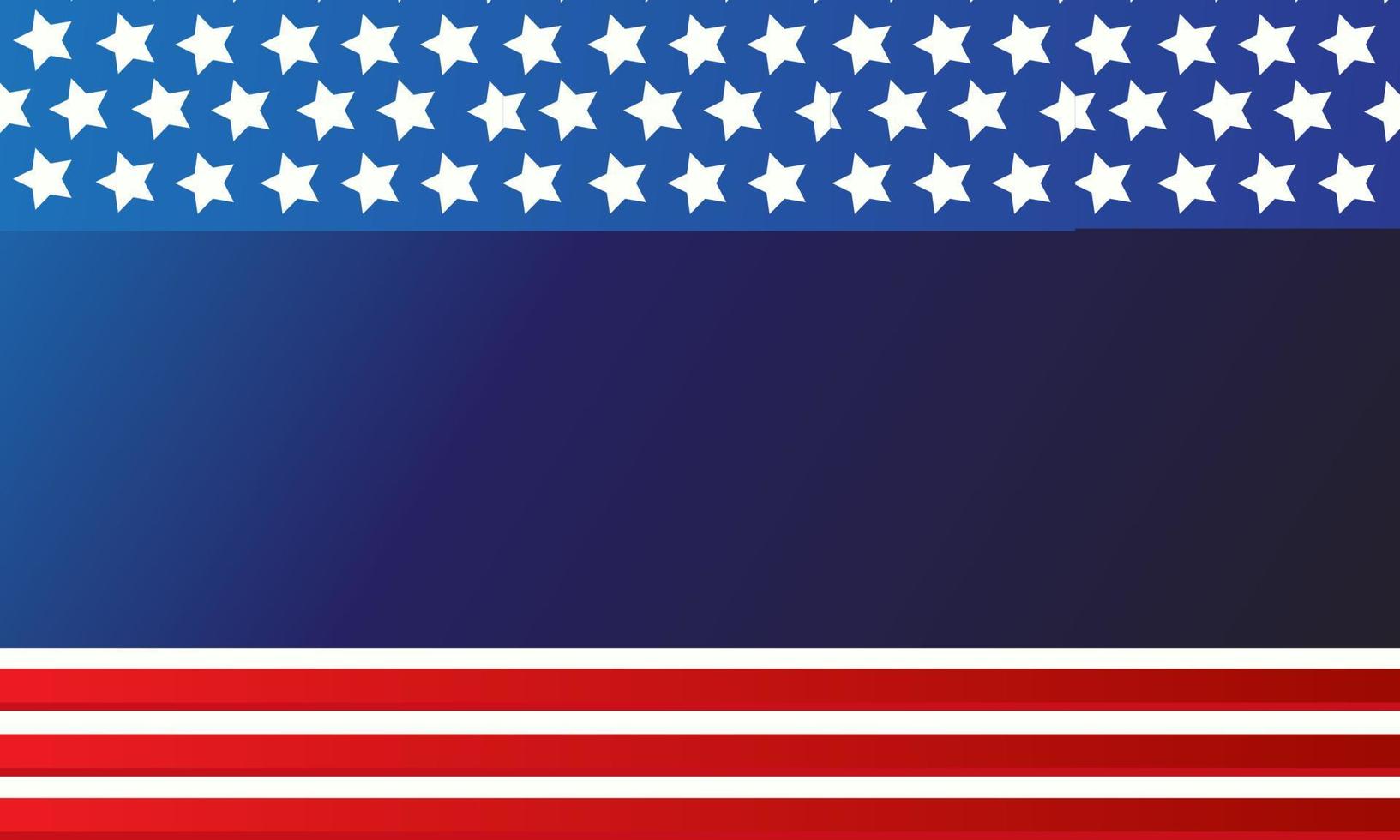 Amerikaans Verenigde Staten van Amerika vlag stijl, sterren en strepen, Verenigde staten van Amerika Aan blauw achtergrond vector