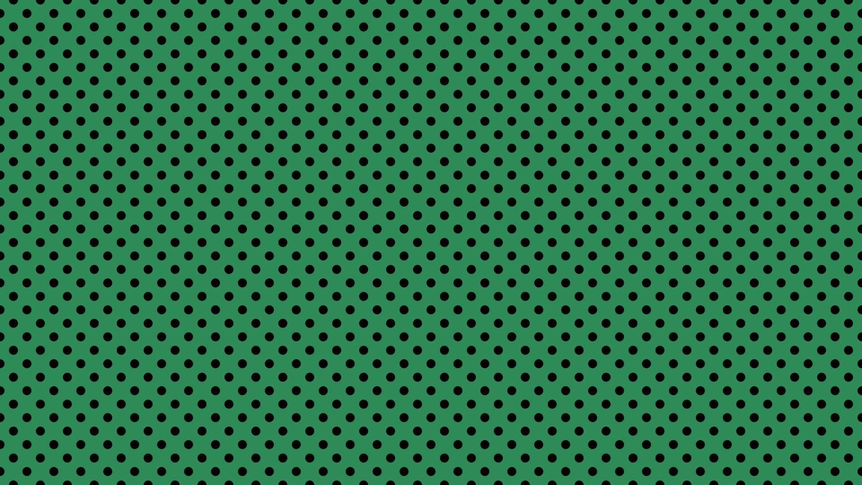 zwart polka dots over- zee groen achtergrond vector