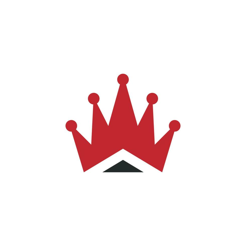 kroon logo icoon ontwerp sjabloon element vector eps