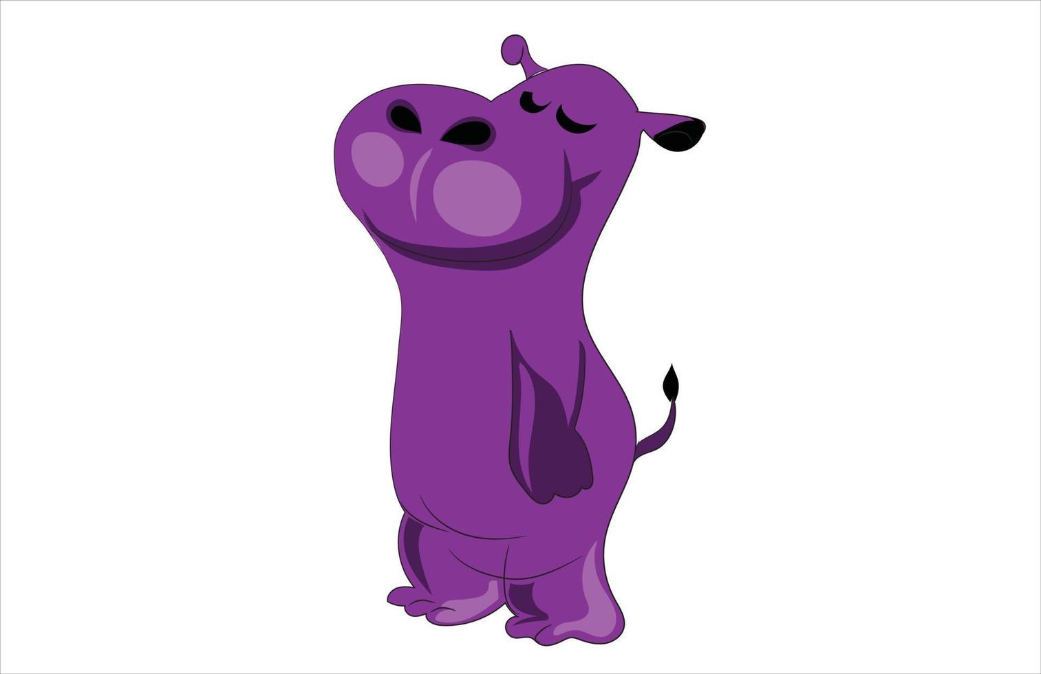 nijlpaard tekenfilm vector illustratie