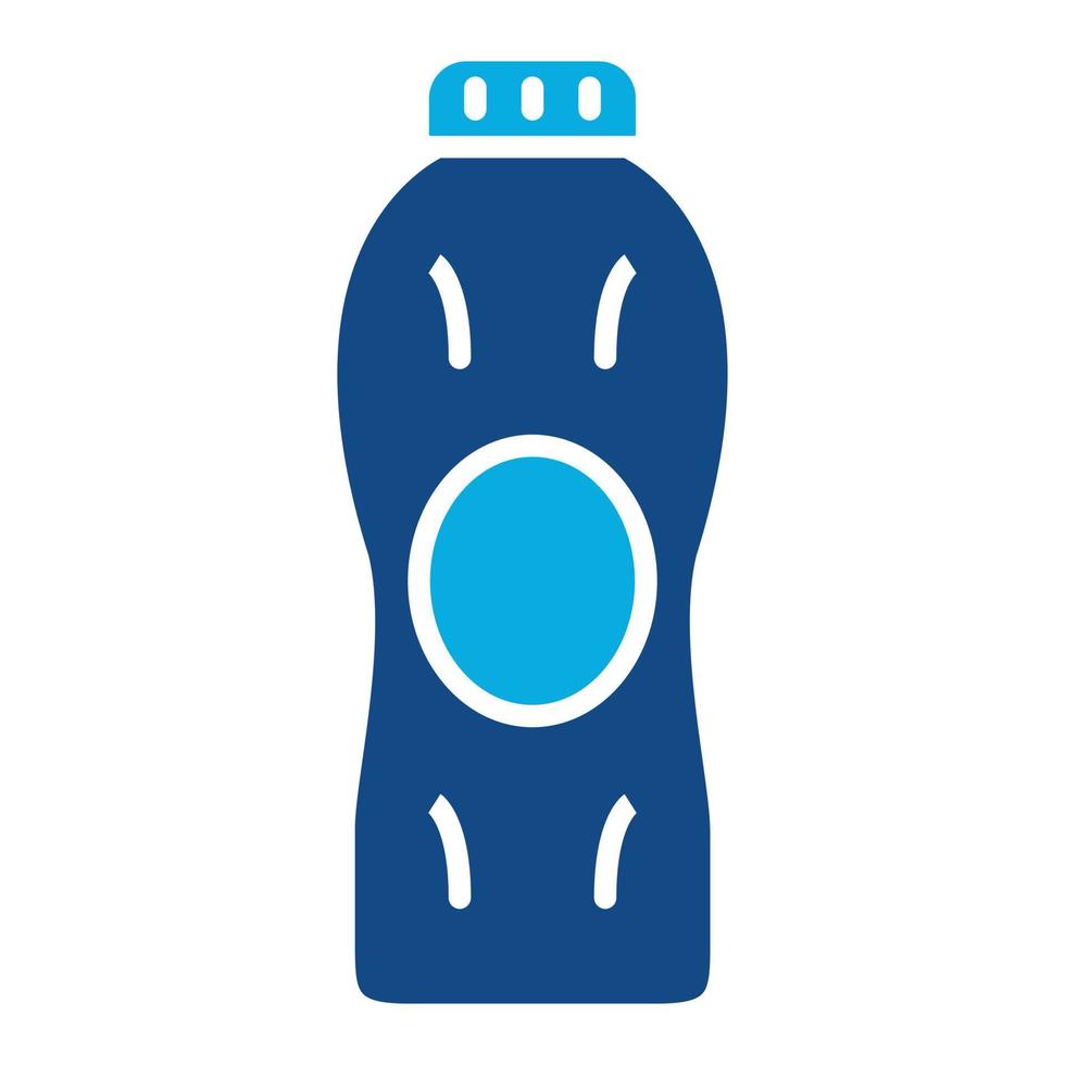 ramune glyph twee kleur icoon vector