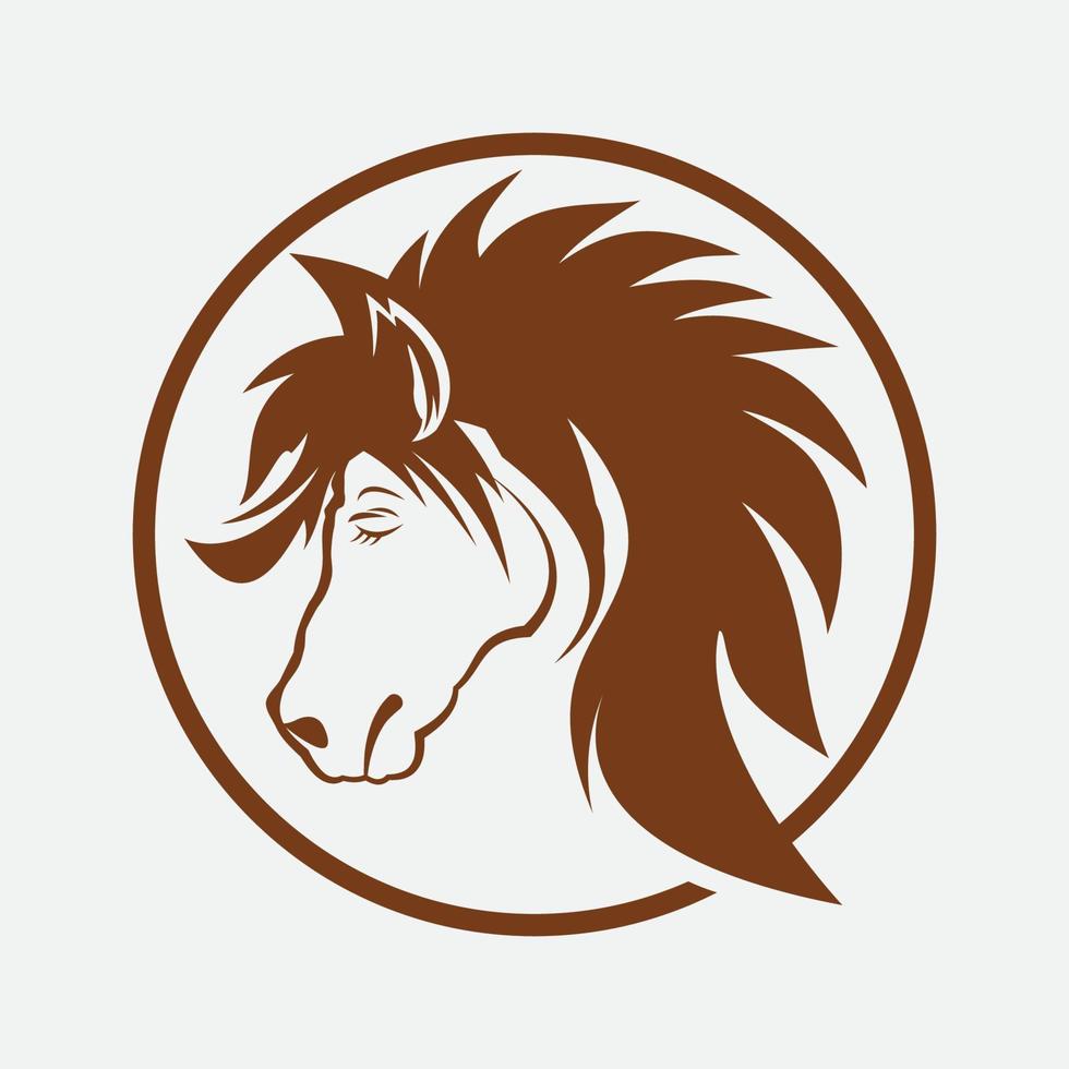 paard logo sjabloon vector pictogram